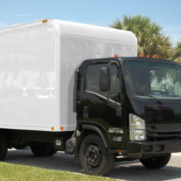 cabover crew cab box truck for sale